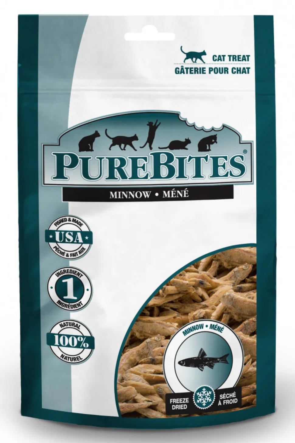 PureBites Minnow Freeze Dried Cat Treats