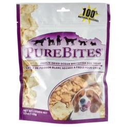 Purebites Ocean Whitefish Freeze-Dried Dog Treats - 3.7 oz Bag