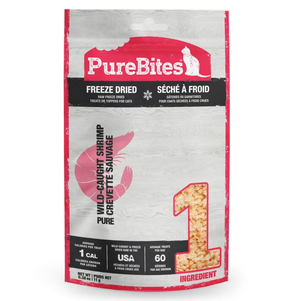 Purebites Shrimp Value Size Freeze-Dried Cat Treats - 0.8 Oz