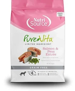 PureVita Grain-Free Salmon and Peas Dry Dog Food - 25 Lbs