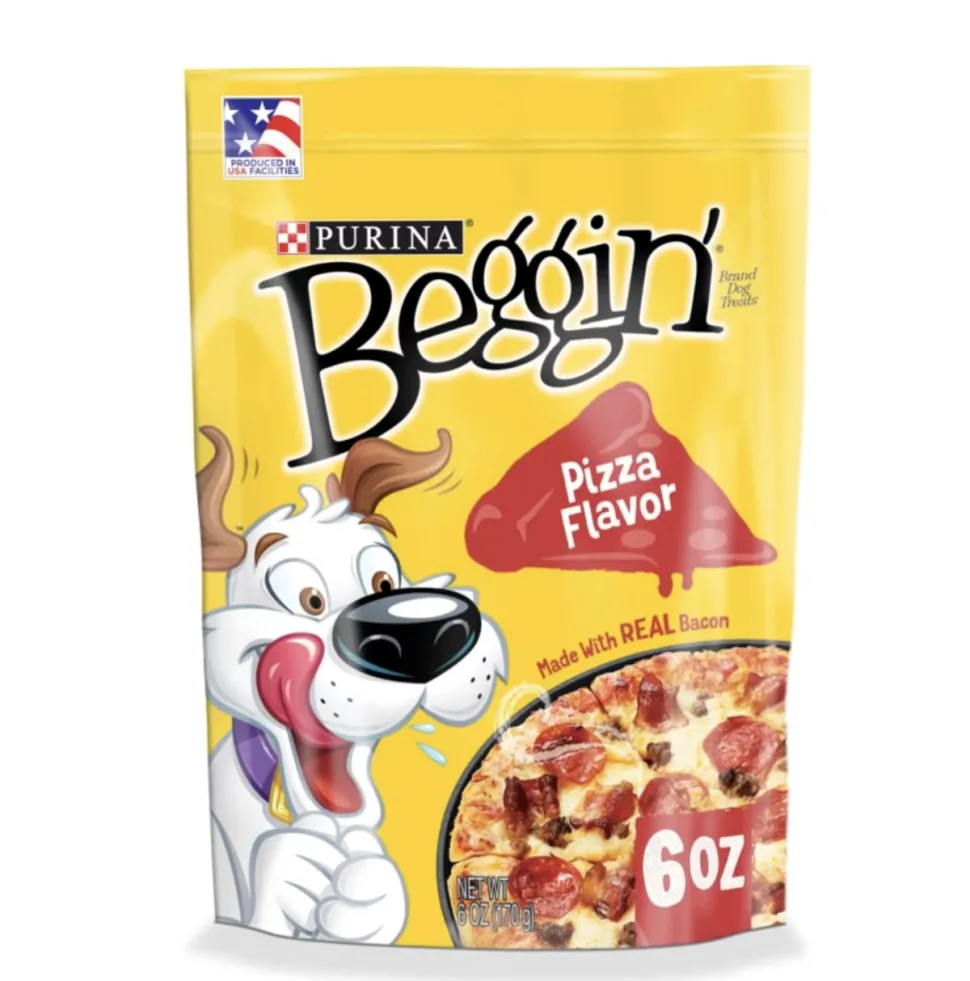 Purina Beggin' Pizza with Bacon and Pork Soft and Chewy Dog Treats - 6 Oz - 6 Pack