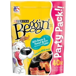 Purina Beggin' Strips Peanut Butter and Bacon Chewy Jerky Dog Treats - 40 Oz - 3 Pack