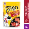 Purina Beggin' Strips Thick Cut Hickory Smoke Flavor Chewy Jerky Dog Treats - 6 Oz - 6 Pack