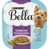 Purina Bella Filet Mignon Beef Morsals in Sauce Small-Breed Wet Dog Food Trays - 3.5 Oz - Case of 12