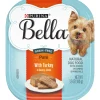 Purina Bella Grain-Free Turkey in Savory Juices Pate Small-Breed Adult Wet Dog Food Trays - 3.5 Oz - Case of 12