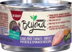 Purina Beyond Cage Free Turkey, Sweet Potato & Spinach Recipe Canned Cat Food