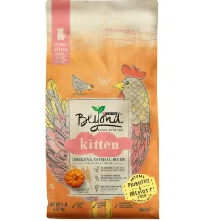 Purina Beyond Chicken and Oatmeal with Pumpkin Kitten Formula Dry Cat Food - 5 Lbs - Case of 4