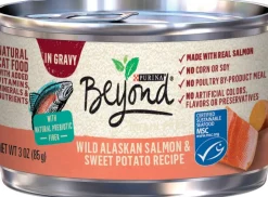 Purina Beyond Grain-Free Wild Alaskan Salmon & Sweet Potato Recipe in Gravy Canned Cat Food