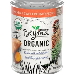 Purina Beyond Organic Chicken and Sweet Potato with Broth Adult Canned Dog Food - 13 Oz - Case of 12