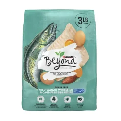Purina Beyond Simply Grain-Free Whitefish Cage-Free Eggs and Sweet Potato Dry Cat Food - 3 Lbs - Case of 4
