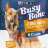 Purina Busy Bone Jerky Wraps Chicken and Beefhide Rawhide Dog Treats - 7.78 Oz - Case of 5