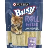 Purina Busy Bone Rollhide Beef Flavored Bones Rawhide Dog Treats - Small/Medium 5/12Z