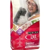 Purina Cat Chow Immune and Joint Support Chicken Adult Senior 7+ Dry Cat Food - 3.15 Lbs - Case of 4