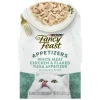 Purina Fancy Feast Appetizers Grain-Free Chicken and Flaked Tuna Wet Cat Food and Topper Pouch - 1.1 Oz - Case of 10