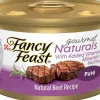 Purina Fancy Feast Gourmet Naturals Tender Beef Pate with Vitamins and Minerals Canned Cat Food - 3 Oz - Case of 12