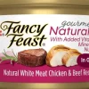Purina Fancy Feast Gourmet Naturals Chicken Beef in Gravy Canned Cat Food - 3 Oz - Case of 12