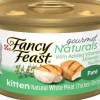Purina Fancy Feast Gourmet Naturals Chicken Pate with Vitamins and Minerals Kitten Recipe Canned Cat Food - 3 Oz - Case of 12