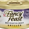 Purina Fancy Feast Grilled Beef Feast in Gravy Canned Cat Food - 3 Oz - Case of 24