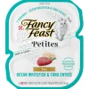 Purina Fancy Feast Petites Ocean Whitefish and Tuna Pate Entrée Wet Cat Food Trays - 2.8 Oz - Case of 12