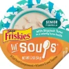 Purina Friskies Lil' Soups Compliments Grain-Free Skipjack Tuna in Broth Senior Wet Cat Food Topper or Treat - 1.2 Oz - Case of 8