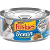 Purina Friskies Ocean Favorites Tuna Peas and Brown Rice Pate Canned Cat Food - 5.5 Oz - Case of 24