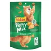 Purina Friskies Party Mix Picnic Chicken Turkey and Chedder Cheese Crunchy Cat Treats - 6 Oz - Case of 6