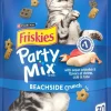 Purina Friskies Party Mix Beachside Crunch with Tuna Chicken and Seafood Crunchy Cat Treats - 30 Oz - Case of 2