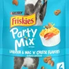 Purina Friskies Party Mix Lobster Mac and Cheese Crunchy Cat Treats - 6 Oz - Case of 6