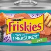 Purina Friskies Tasty Treasures Prime Filets Turkey Liver and Cheese in Gravy Canned Cat Food - 5.5 Oz - Case of 24