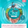 Purina One + Plus Healthy Kitten Formula High-Protein and Immune Support Chicken Dry Cat Food - 7 Lbs - Case of 4