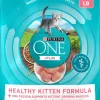 Purina One + Plus Healthy Kitten Formula High-Protein and Immune Support Chicken Dry Cat Food - 3.5 Lbs - Case of 4
