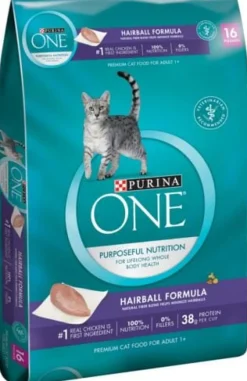Purina ONE Advanced Nutrition Hairball Formula Dry Cat Food