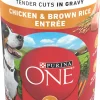 Purina One SmartBlend Tender Cuts in Gravy Chicken and Brown Rice Canned Dog Food - 13 Oz - Case of 12
