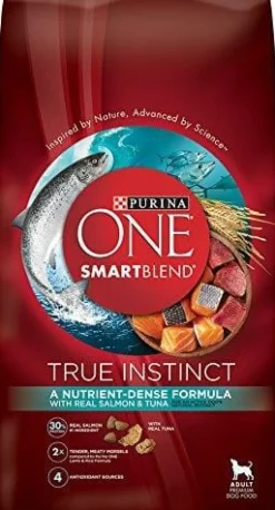Purina ONE SmartBlend True Instinct Real Salmon & Tuna Adult Premium Dry Dog Food