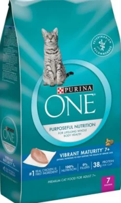 Purina ONE Vibrant Maturity 7+ Senior Formula Dry Cat Food