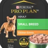 Purina Pro Plan Chicken in Sauce Pate Entrée Small-Breed Adult Wet Dog Food Trays - 3.5 Oz - Case of 12