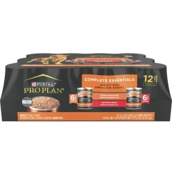 Purina Pro Plan Classic Chicken and Beef with Rice Canned Dog Food - Variety Pack - 13 Oz - 12 Count
