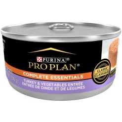 Purina Pro Plan Complete Essentials Grain-Free Classic Turkey and Vegetables Canned Cat Food - 5.5 Oz - Case of 24
