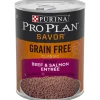 Purina Pro Plan Complete Essentials Grain-Free Classic Beef and Salmon Pate Entrée Adult Canned Dog Food - 13 Oz - Case of 12