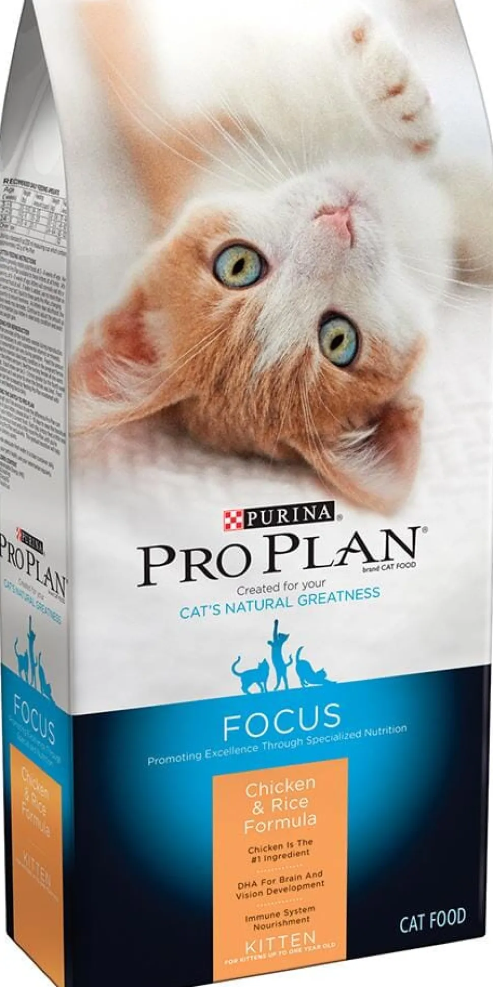 Purina Pro Plan Focus Chicken & Rice Formula Kitten Dry Cat Food