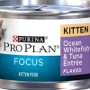 Purina Pro Plan Focus Kitten Ocean Whitefish and Tuna Entree Flaked Canned Cat Food
