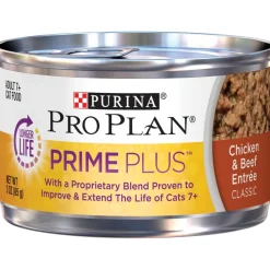 Purina Pro Plan Prime Plus 7+ Chicken & Beef Entree Classic Canned Cat Food