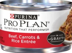 Purina Pro Plan Savor Adult Beef, Carrots & Rice in Gravy Entree Canned Cat Food