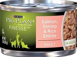 Purina Pro Plan Savor Adult Salmon, Shrimp & Rice in Sauce Entree Canned Cat Food