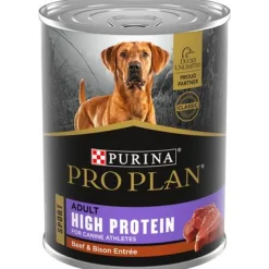 Purina Pro Plan Sport Classic High-Protein Beef and Bison Entrée Canned Dog Food - 13 Oz - Case of 12