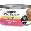 Purina Pro Plan Sport Development Grain-Free Salmon and Tuna Pate Entree Kitten Canned Cat Food - 3 Oz - Case of 24