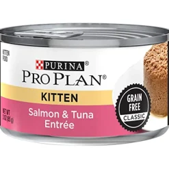 Purina Pro Plan Sport Development Grain-Free Salmon and Tuna Pate Entree Kitten Canned Cat Food - 3 Oz - Case of 24