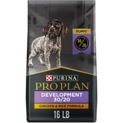 Purina Pro Plan Sport Development 30/20 High-Protein Chicken and Rice Puppy Formula Dry Dog Food - 16 Lbs