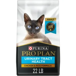Purina Pro Plan Urinary Tract Health Chicken and Rice Dry Cat Food - 22 Lbs