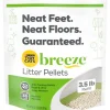 Purina Tidy Cats Breeze Original Pellets Dust-Free Unscented Cat Litter - 3.5 Lbs - Case of 6